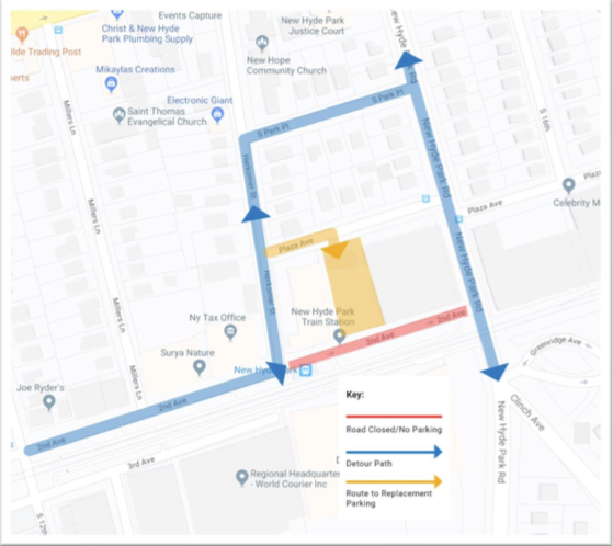 New Hyde Park wants more time to alert public to street closing New Hyde Park wants more time to alert public to street closing