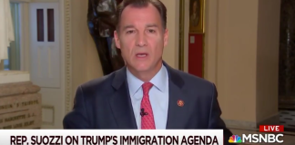 U.S. Rep Tom Suozzi, a Democrat from Glen Cove, spoke up about the president’s immigration policy and what he saw at border detention facilities on the MSNBC program “Morning Joe.” (Photo still from MSNBC)