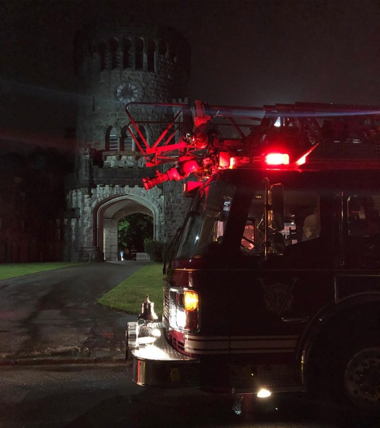 Storm cuts through Great Neck, downing trees and sparking wire fires