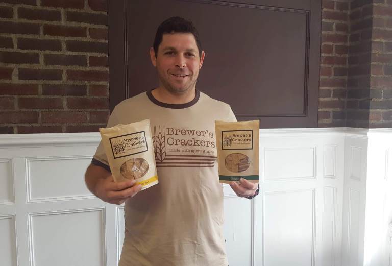 Brothers transform spent beer grains into Brewer’s Crackers Brothers transform spent beer grains into Brewer’s Crackers