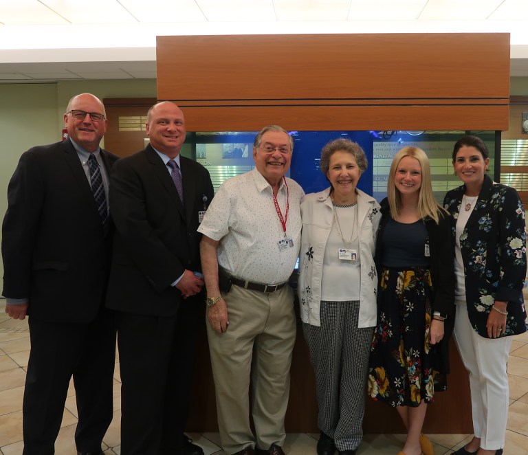 The Landsbergs bring birthday celebration to Parker Jewish Institute