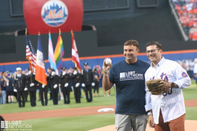 LGBT Network and New York Mets celebrate Pride Night
