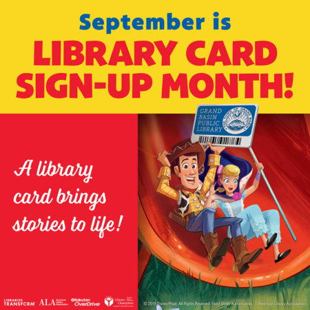 Library Card Sign-Up Month with the Mineola Library