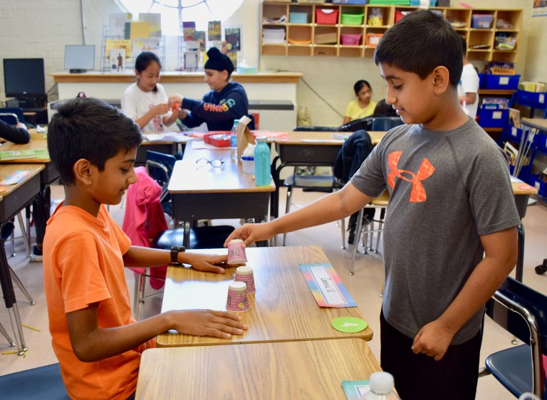 Cards, coding and cups build connections at Hillside