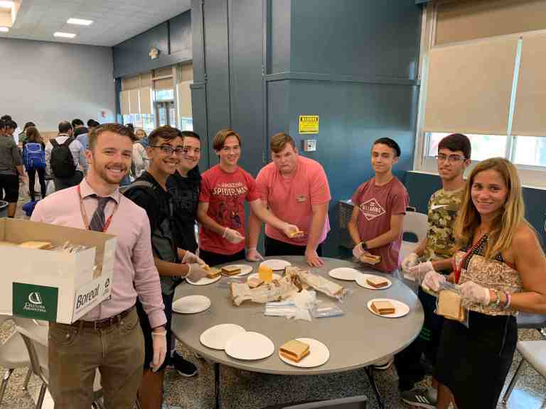 Day of Service at Mineola High School