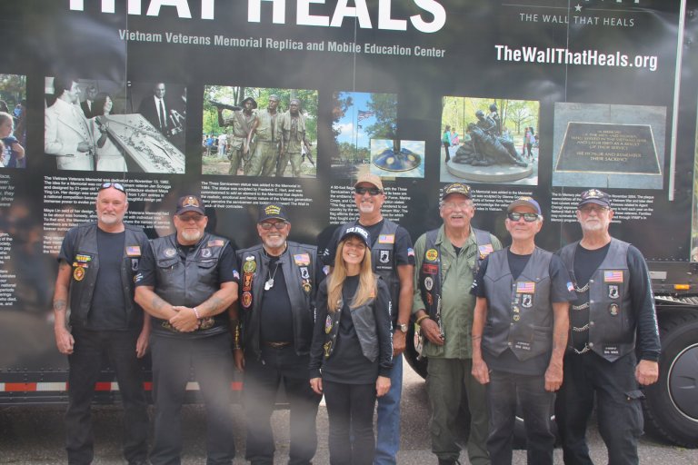 Vietnam wall replica brings comfort in Nassau