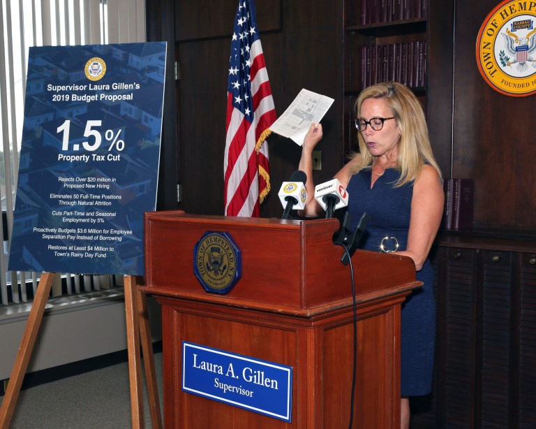 Gillen to propose 1.7 percent tax cut for Oct. 16 budget vote Gillen to propose 1.7 percent tax cut for Oct. 16 budget vote