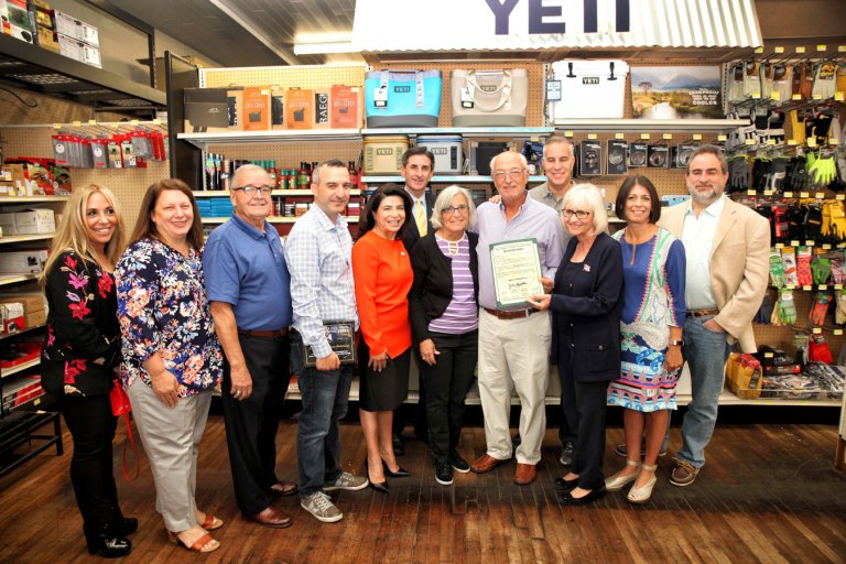 Town officials celebrate local business Alper’s Hardware Town officials celebrate local business Alper’s Hardware