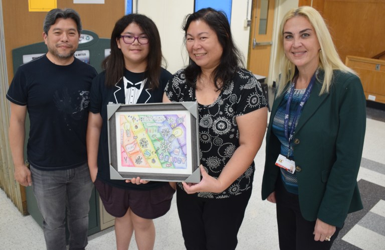 Innovative artist wins NHP-GCP calendar cover contest Innovative artist wins NHP-GCP calendar cover contest