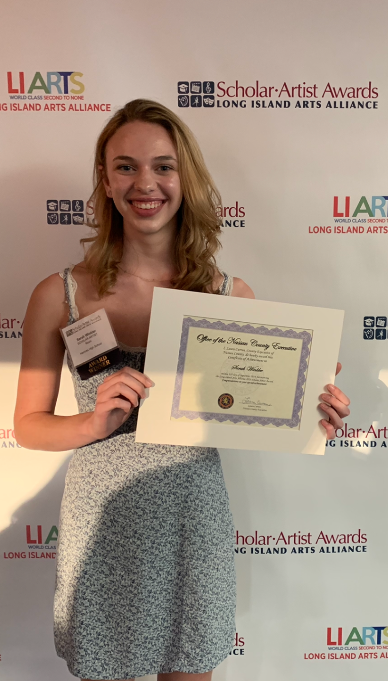 Herricks senior Sarah Winkler earns Scholar Artist Award Herricks senior Sarah Winkler earns Scholar Artist Award