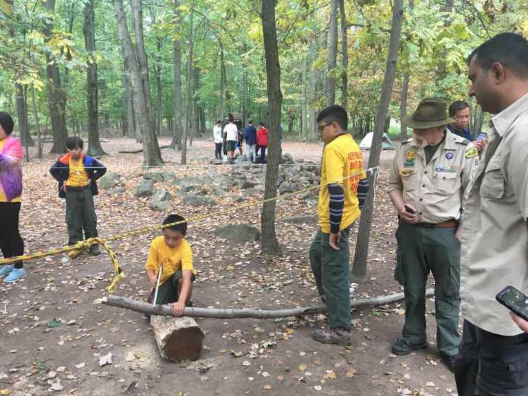 Great Neck Boy Scout Troop 10 camping trip to Alpine, N.J.