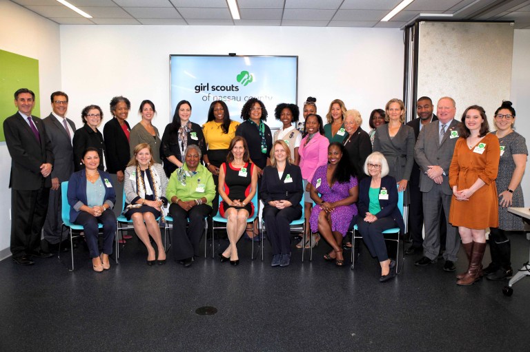Town of North Hempstead officials visit Girl Scouts of Nassau County