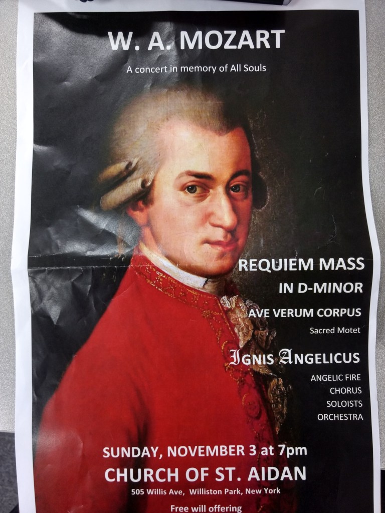 Church of St. Aidan Holding Mozart Concert for All Souls Day