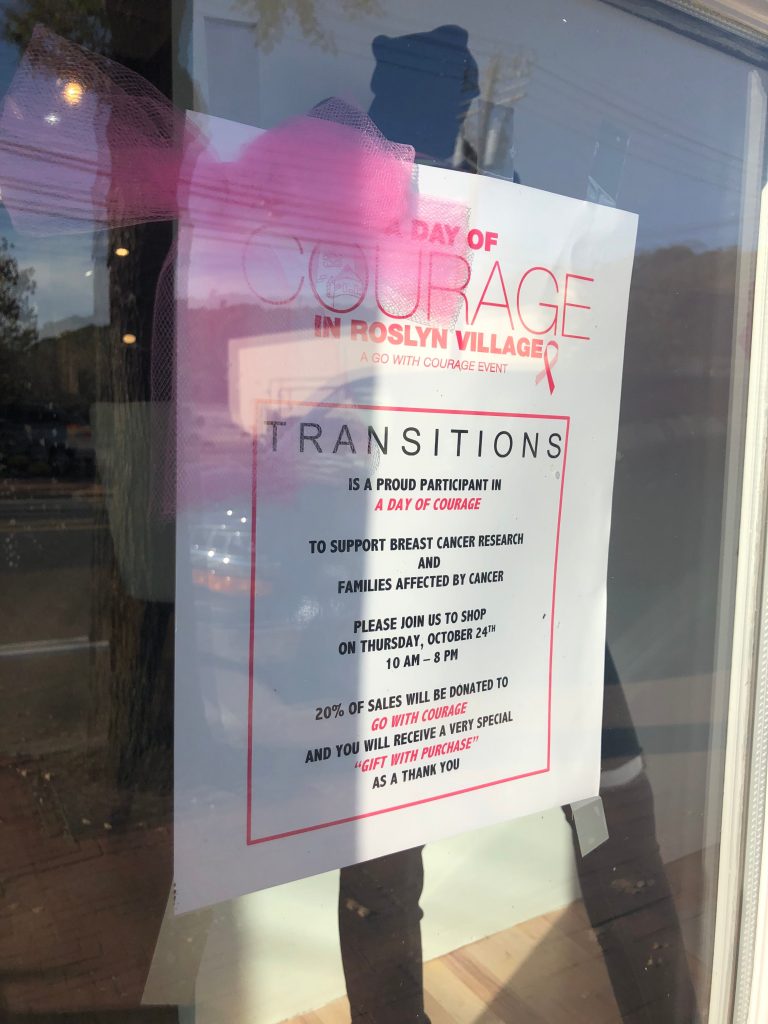 Roslyn businesses choose to Go With Courage