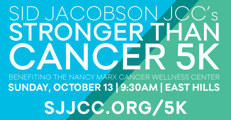 Walk, Run, Cheer Us On at Sid Jacobson JCC’s Stronger Than Cancer 5K Walk, Run, Cheer Us On at Sid Jacobson JCC’s Stronger Than Cancer 5K