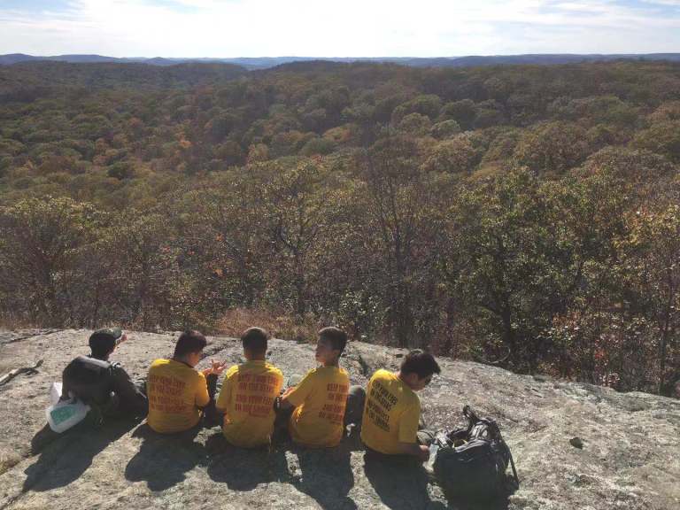 Boy Scout Troop 10 camps at Harriman State Park