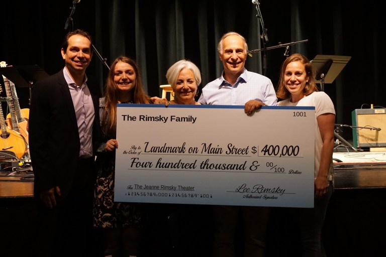 Rimsky family donates $400K to Landmark Rimsky family donates $400K to Landmark