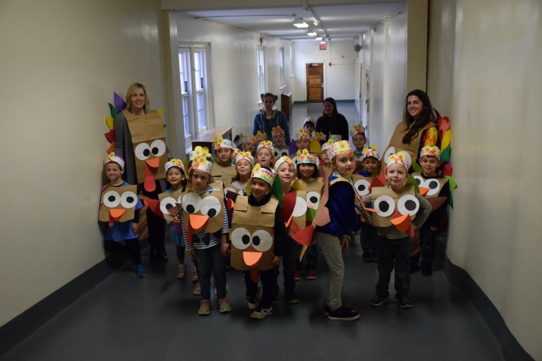 Turkey trot at Floral Park-Bellerose School