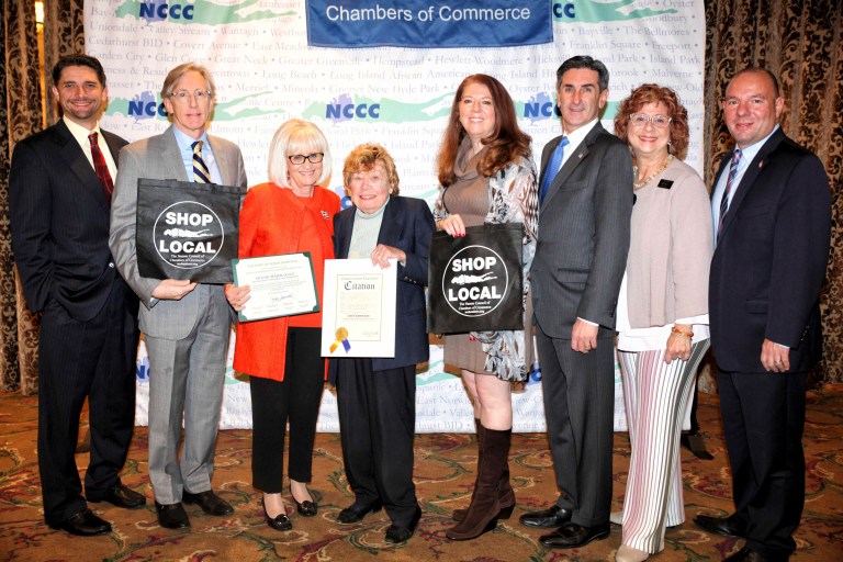 Town honors Manhasset’s Diane Harragan at the NCCC 35th Annual Small Business Person of the Year and Legislative Breakfast