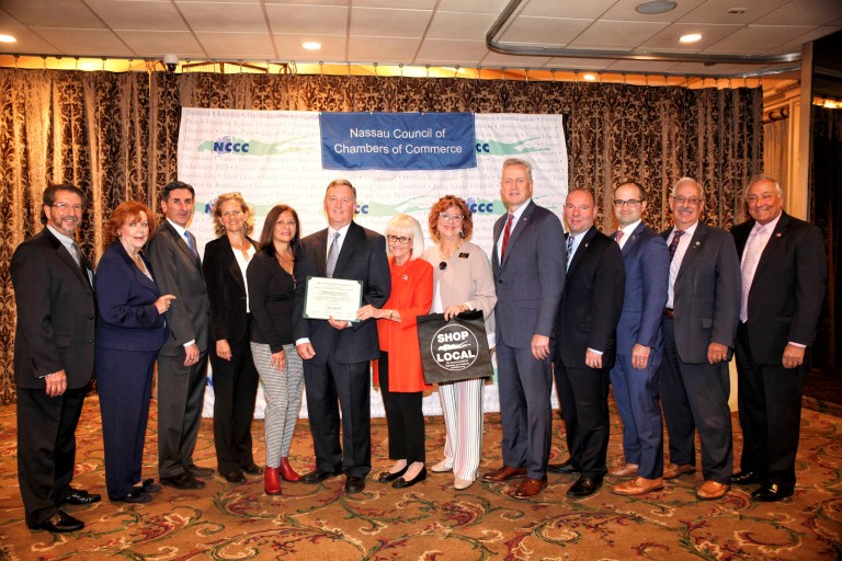 Town honors Mineola’s Terence Timlin at the NCCC 35th Annual Small Business Person of the Year and Legislative Breakfast Town honors Mineola’s Terence Timlin at the NCCC 35th Annual Small Business Person of the Year and Legislative Breakfast