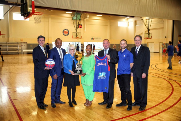 North Hempstead, Long Island Nets celebrate partnership