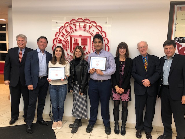 Wheatley students Receive the NYS 2019 research awards Wheatley students Receive the NYS 2019 research awards