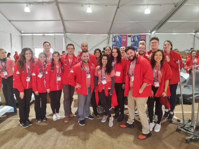 NYU Winthrop unsung heroes providing acute care at finish line of NYC marathon NYU Winthrop unsung heroes providing acute care at finish line of NYC marathon