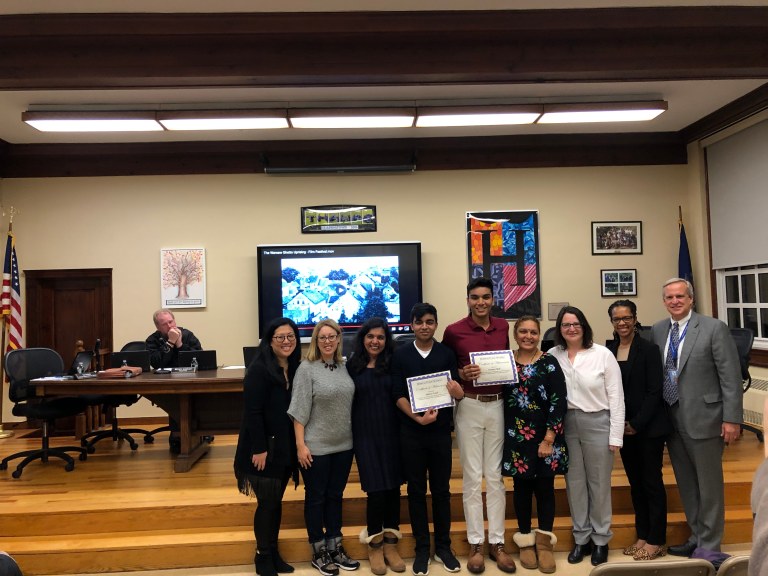 Herricks recognizes students for film about Warsaw Ghetto Herricks recognizes students for film about Warsaw Ghetto
