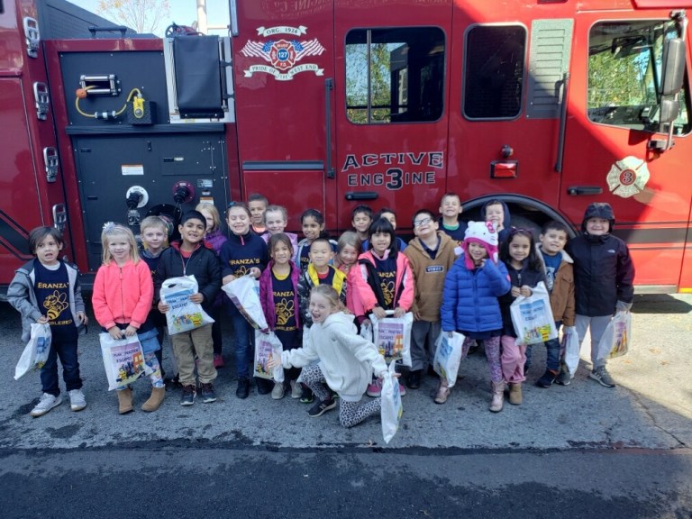 First graders visit local firehouse First graders visit local firehouse