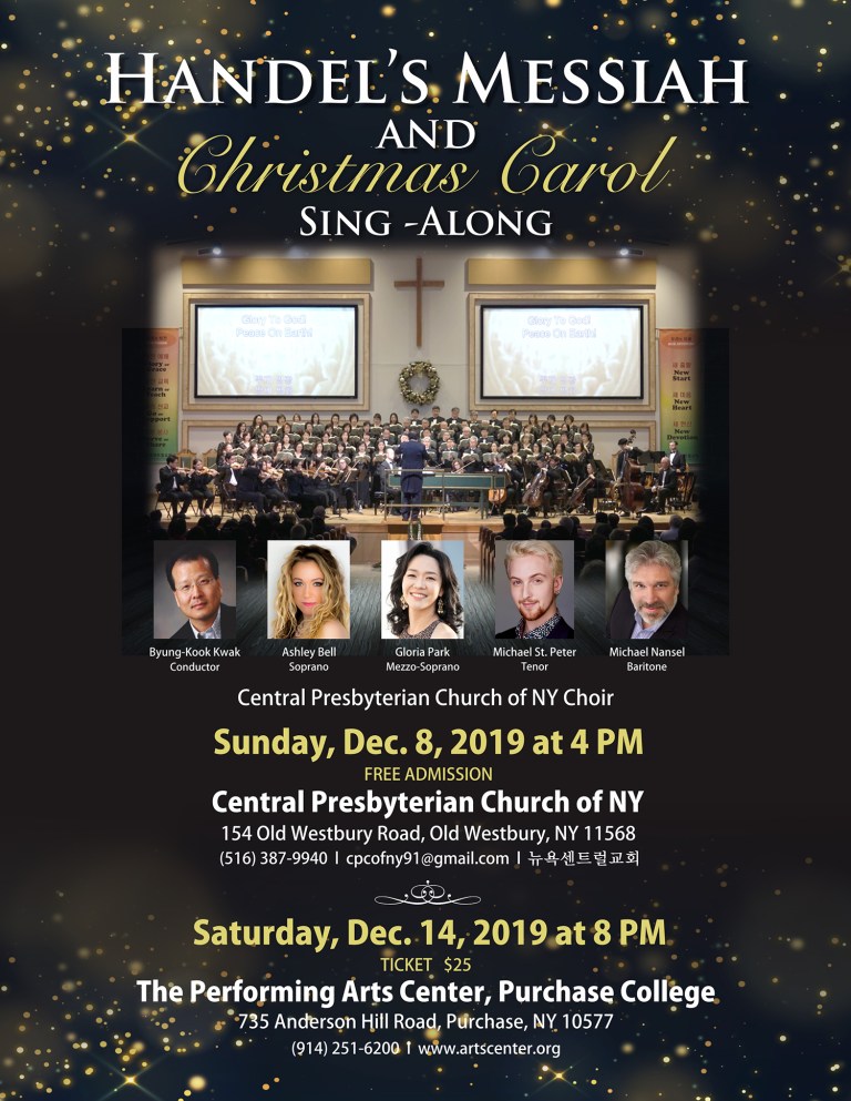 Handel’s Messiah & Christmas Carol Sing-Along at Central Presbyterian Handel’s Messiah & Christmas Carol Sing-Along at Central Presbyterian