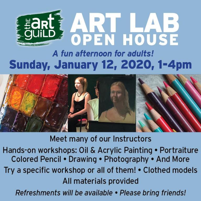 The Art Guild’s Art Lab open house, Jan. 12 The Art Guild’s Art Lab open house, Jan. 12
