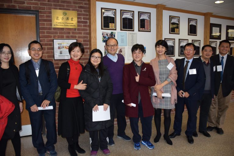 Delegation from China visits Herricks High School Delegation from China visits Herricks High School
