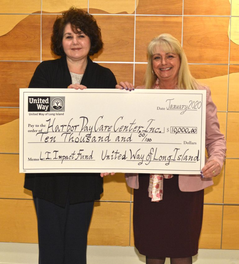 Harbor Child Care receives $10,000 grant award from United Way of Long Island for its Scholarship Assistance Program Harbor Child Care receives $10,000 grant award from United Way of Long Island for its Scholarship Assistance Program