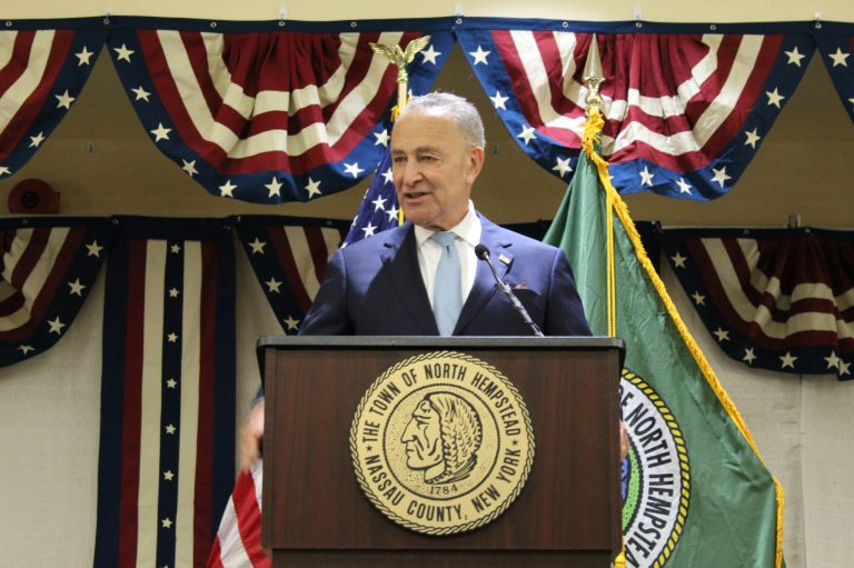Schumer, state AG speak at North Hempstead installations