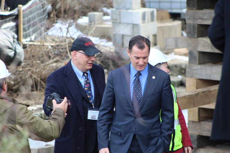 Grist Mill raised to street level for first time in a century