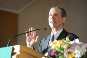 Rabbi Michael Klayman recalled the friendship between Rabbi Abraham Joshua Herschel and Rev. Martin Luther King Jr. (Photo by Janelle Clausen)