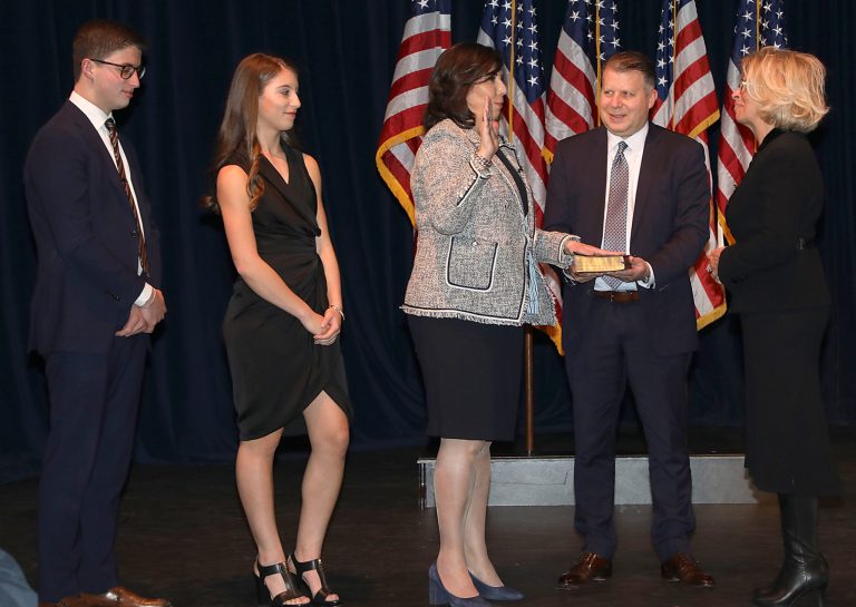 Madeline Singas is sworn in for second term Madeline Singas is sworn in for second term
