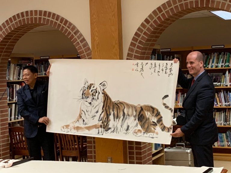 Renowned artist celebrates Lunar New Year Renowned artist celebrates Lunar New Year
