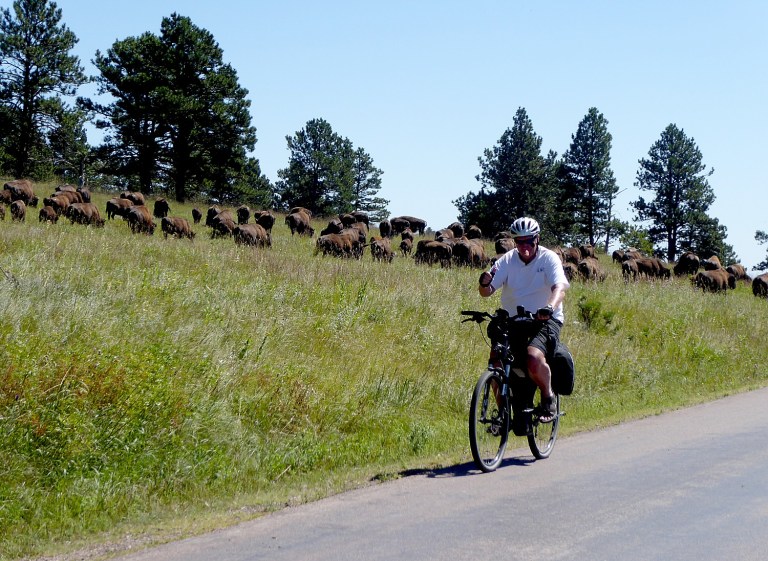 Going places: Badlands and Black Hills, buffalos and bikes: Wilderness Voyageurs’ South Dakota biketour