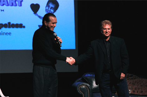 Chazz Palminteri and Peter Fogel in Port Washington