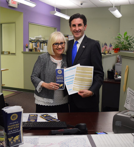 North Hempstead Town Clerk holds mobile passport hours