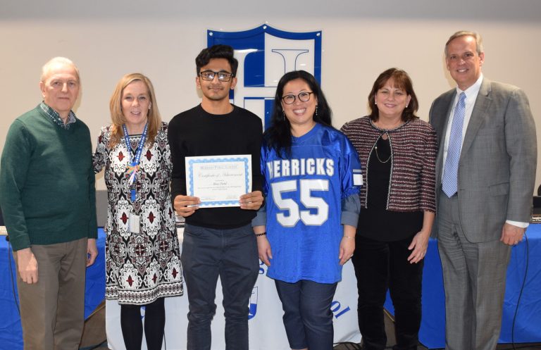 Herricks Board of Ed highlight two student scientists