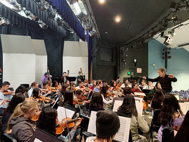 Student musicians collaborate at Herricks High School