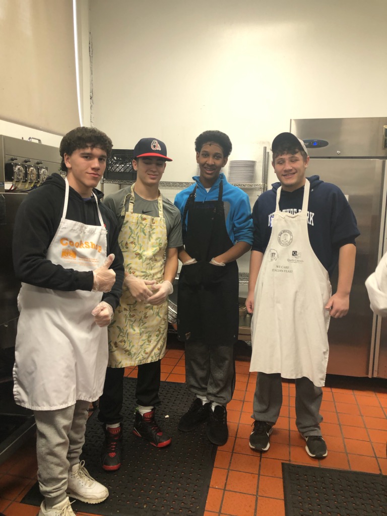 New Hyde Park Memorial students volunteer