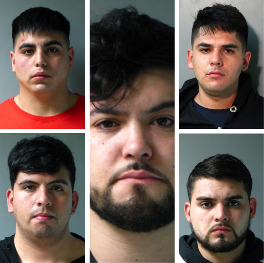 Five Chilean men with ties to theft crew charged with second-degree burglaries, police say
