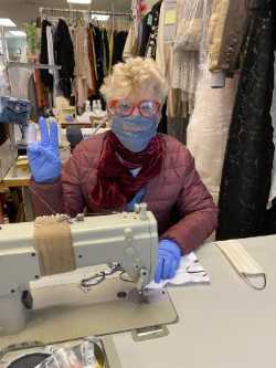 Port fashion designer combats coronavirus with homemade masks Port fashion designer combats coronavirus with homemade masks