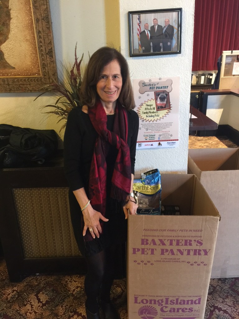 Legislator Birnbaum participates in Pet Food Drive Challenge