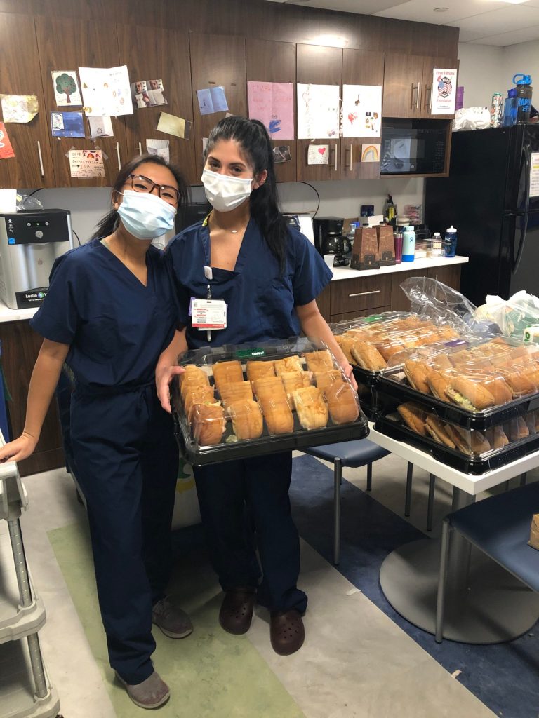 Center Street sends meals and messages to hospital workers Center Street sends meals and messages to hospital workers