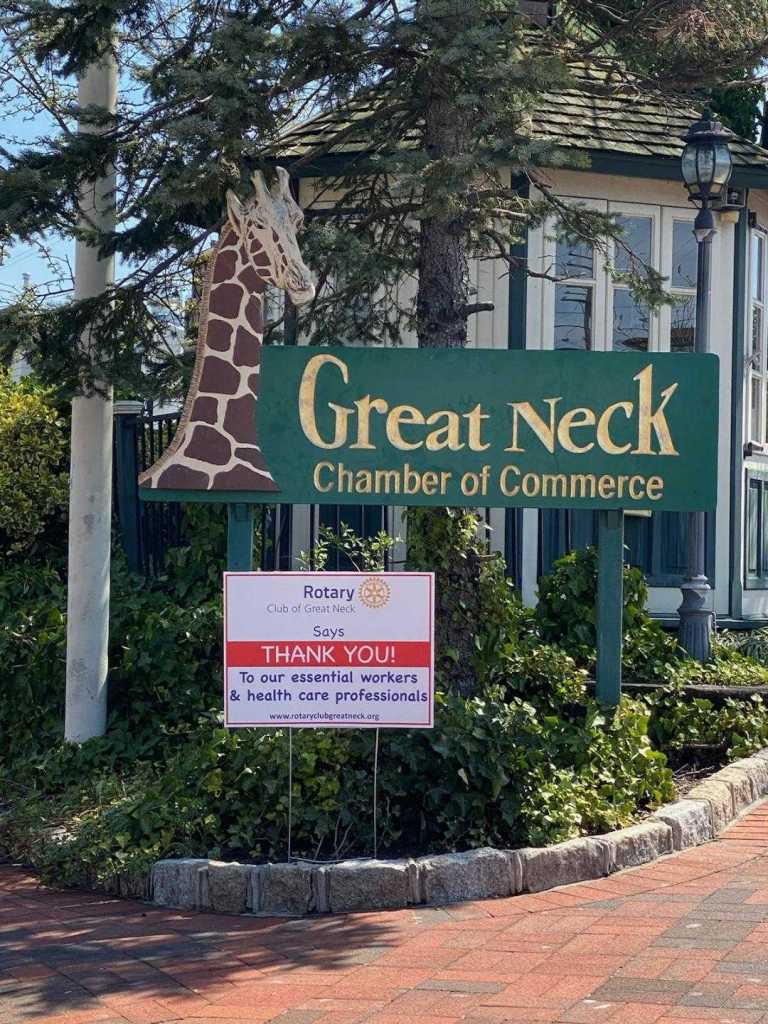 Great Neck Rotary Club delivers encouragement, pizza, and conversation to residents Great Neck Rotary Club delivers encouragement, pizza, and conversation to residents