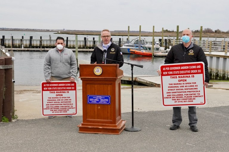 Clavin announces reopening of marinas, advises caution Clavin announces reopening of marinas, advises caution